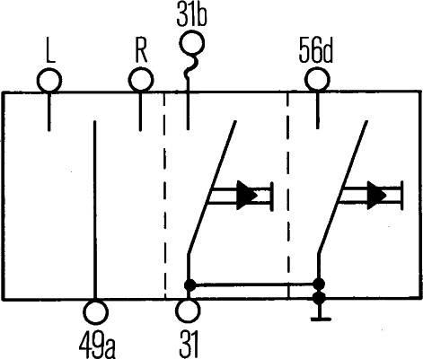 HELLA 6BA 001 539-017 Lenkstockschalter - mit Blinker-Funktion/mit Hupe/mit Lichthupe - Länge: 115mm