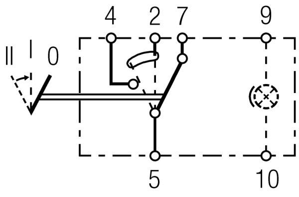 HELLA 6RH 004 570-311 Schalter - Kippbetätigung/Tastbetätigung - Ausstattungsvar.: (II->)+I-0 - Ansc