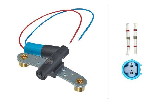 HELLA 6PU 009 163-881 Impulsgeber, Kurbelwelle - 12V - 2-polig - mit fahrzeugspezifischem Adapter
