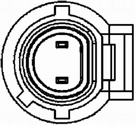 HELLA 6PU 009 163-881 Impulsgeber, Kurbelwelle - 12V - 2-polig - mit fahrzeugspezifischem Adapter