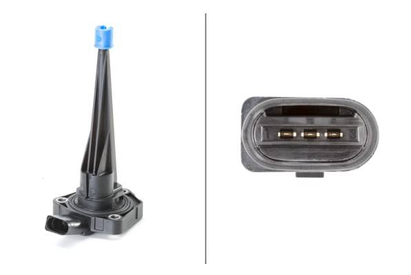 HELLA 6PR 013 680-031 Sensor, Motorölstand - 3-polig - mit Dichtung