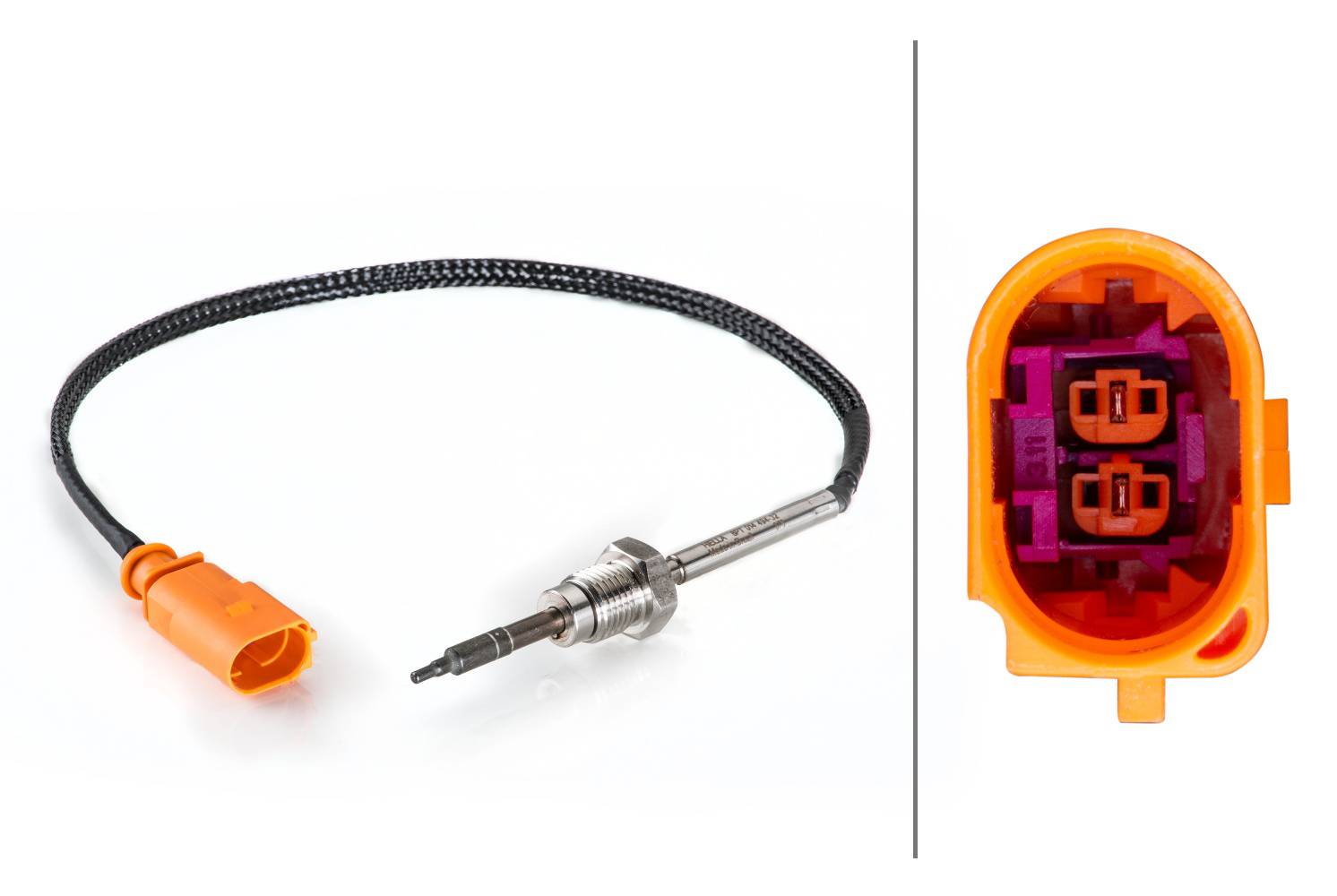 HELLA 6PT 014 494-321 Sensor, Abgastemperatur - 2-polig - geschraubt - Kabel: 320mm