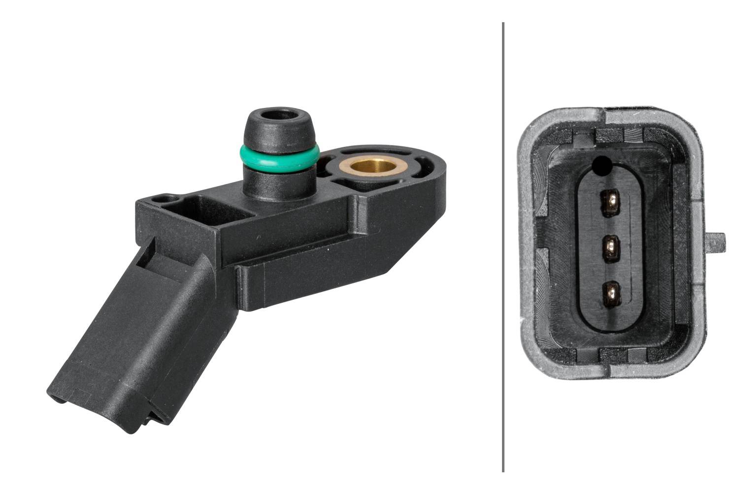 HELLA 6PP 009 400-161 Sensor, Saugrohrdruck - 5V - ohne Kabel
