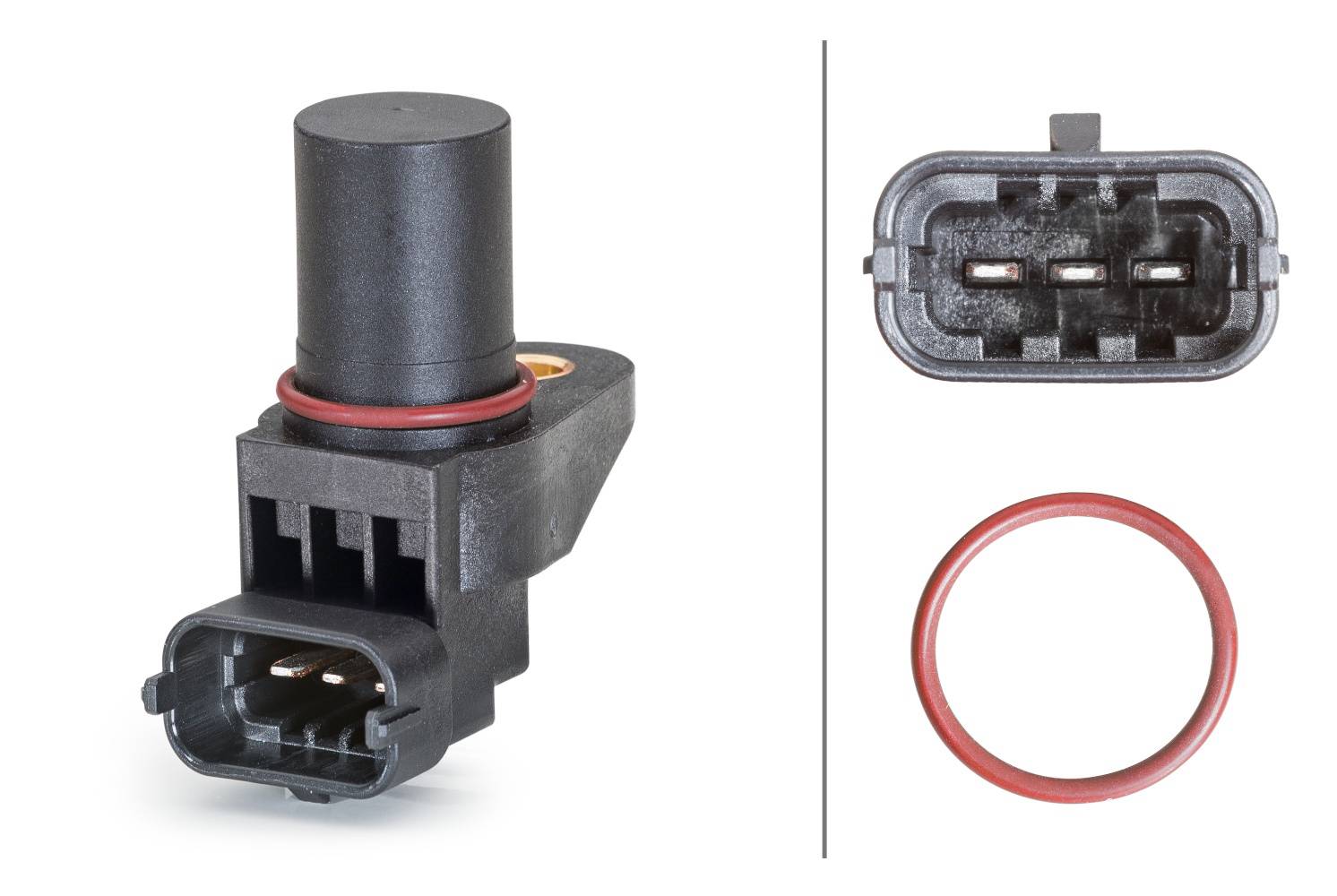 HELLA 6PU 009 121-501 Sensor, Nockenwellenposition - 12V - mit Dichtung - ohne Kabel