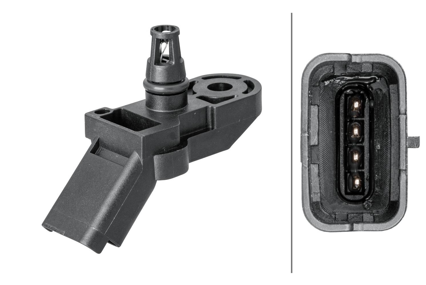 HELLA 6PP 009 400-301 Sensor, Saugrohrdruck - geschraubt