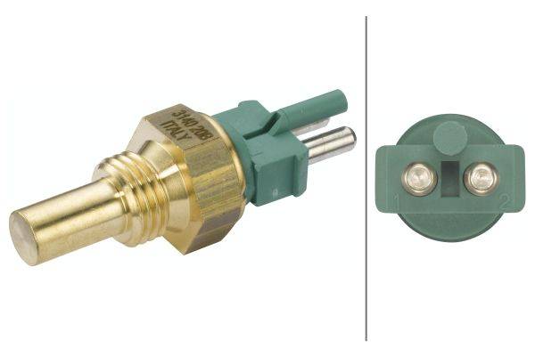 HELLA 6PT 009 309-041 Sensor, Kühlmitteltemperatur - 12V - geschraubt