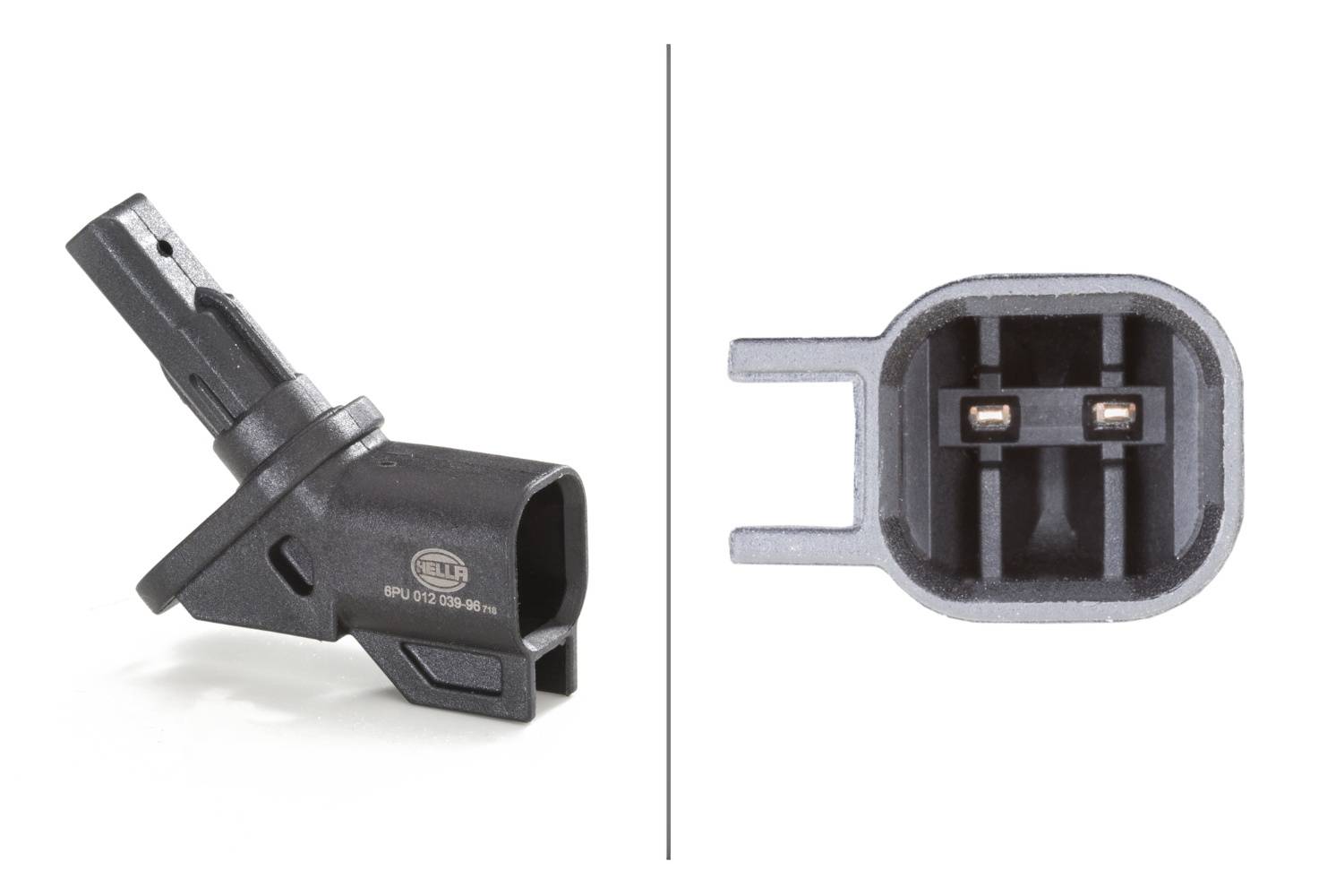 HELLA 6PU 012 039-961 Sensor, Raddrehzahl - 12V - Vorderachse beidseitig