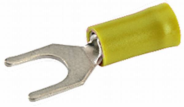 HELLA 8KW 744 785-003 Leitungsverbinder - mit Gabelkopf - gelb - von: 4.0mm² - bis: 6.0mm² - Gabelve