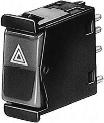 HELLA 6HH 003 631-021 Warnblinkschalter - 12V - Anschlussanzahl: 8