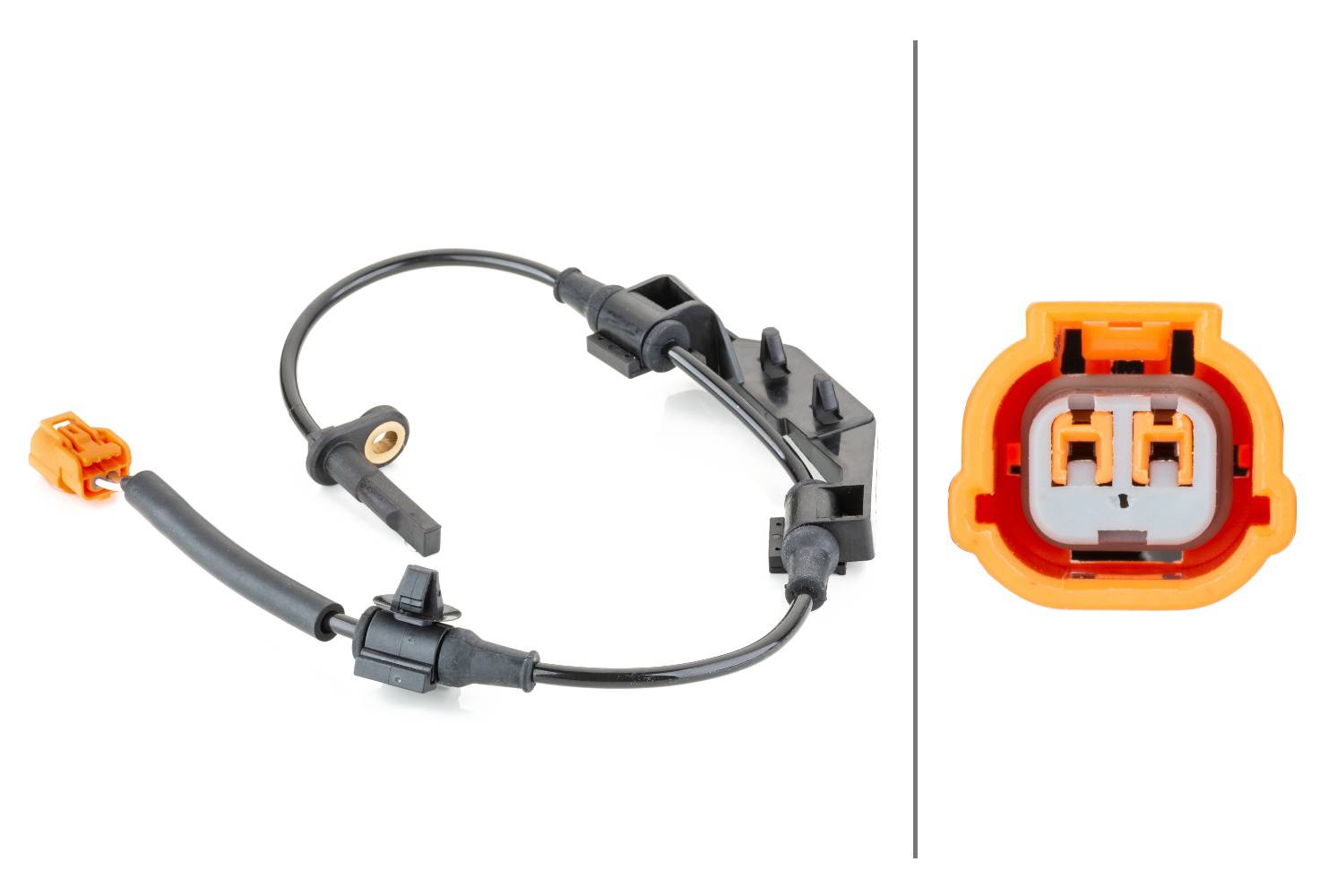 HELLA 6PU 230 040-231 Sensor, Raddrehzahl - 2-polig - hinten - mit Halter