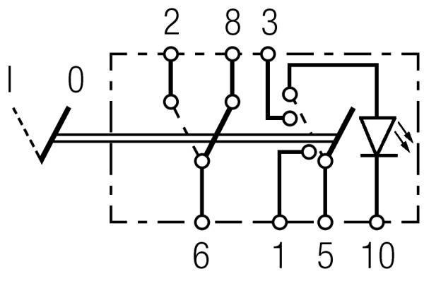 HELLA 6HH 007 832-661 Warnblinkschalter - 12V - Ausstattungsvar.: I-0 - Anschlussanzahl: 7 - Einbau