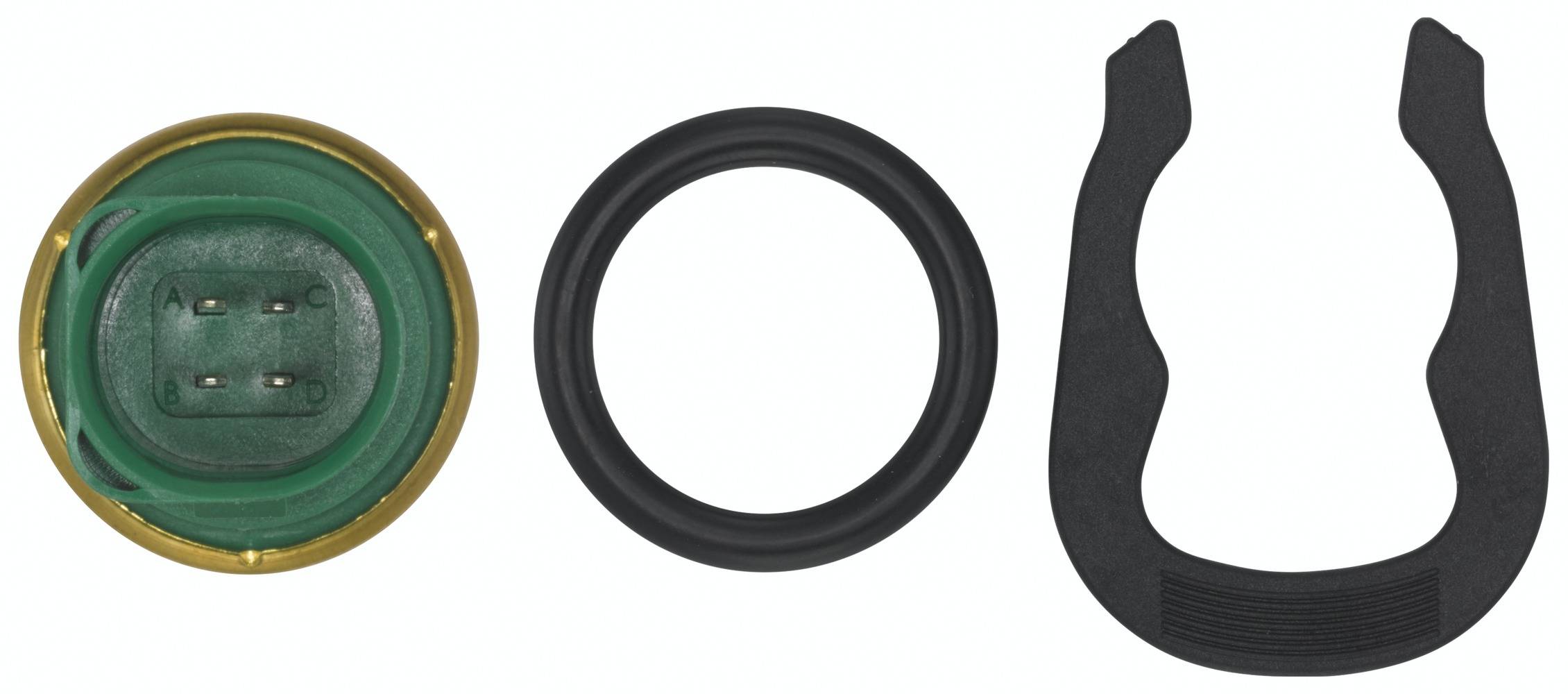 HELLA 6PT 009 107-141 Sensor, Kühlmitteltemperatur - 12V - gesteckt - mit Dichtung - mit Sicherungsr