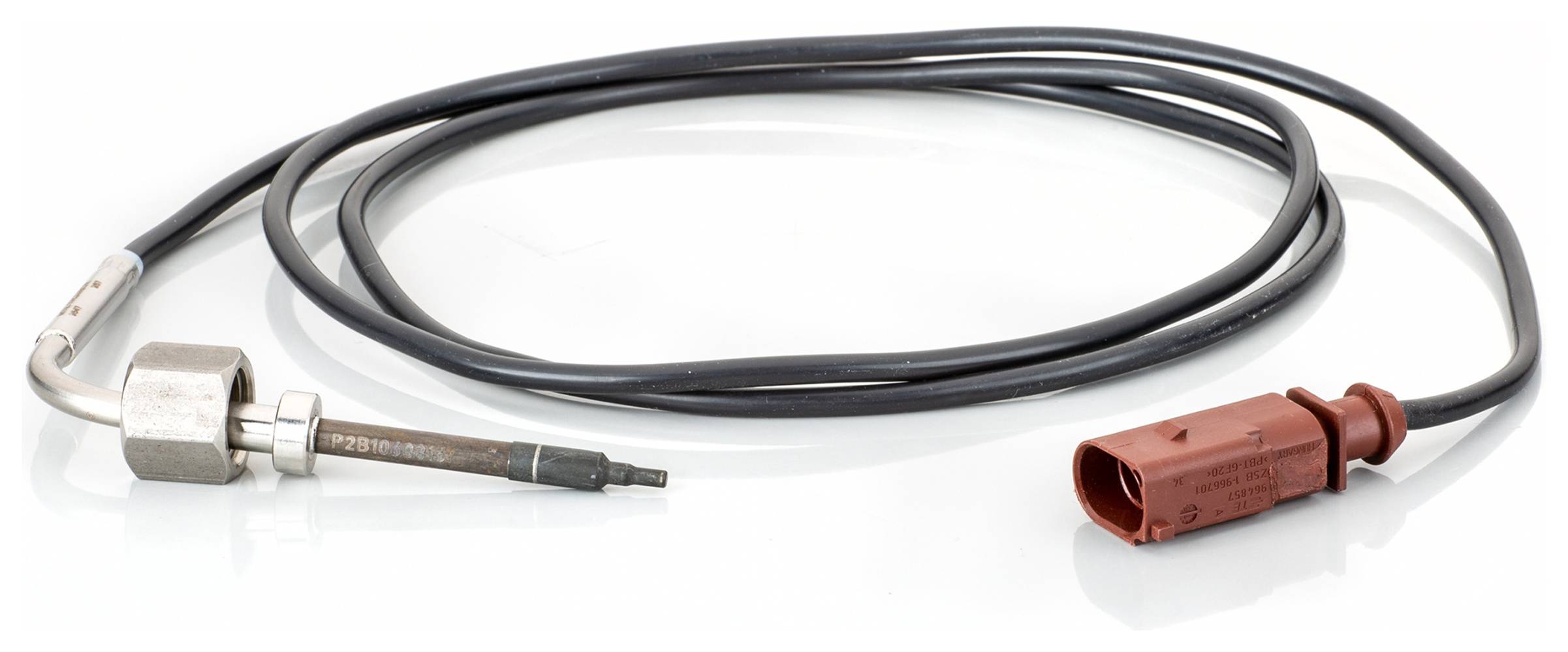 HELLA 6PT 014 494-551 Sensor, Abgastemperatur - 2-polig - geschraubt - Kabel: 1300mm