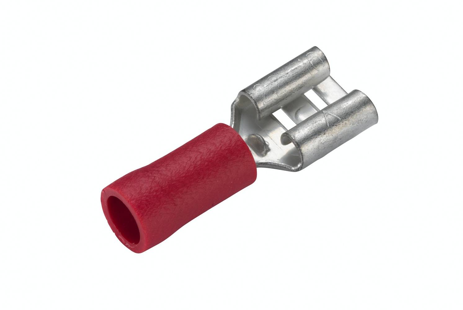 HELLA 8KW 044 036-003 Leitungsverbinder - rot - von: 0.5mm² - bis: 1.0mm² - Flachsteckhülse - 6,3 x