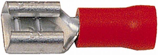 HELLA 8KW 044 036-003 Leitungsverbinder - rot - von: 0.5mm² - bis: 1.0mm² - Flachsteckhülse - 6,3 x