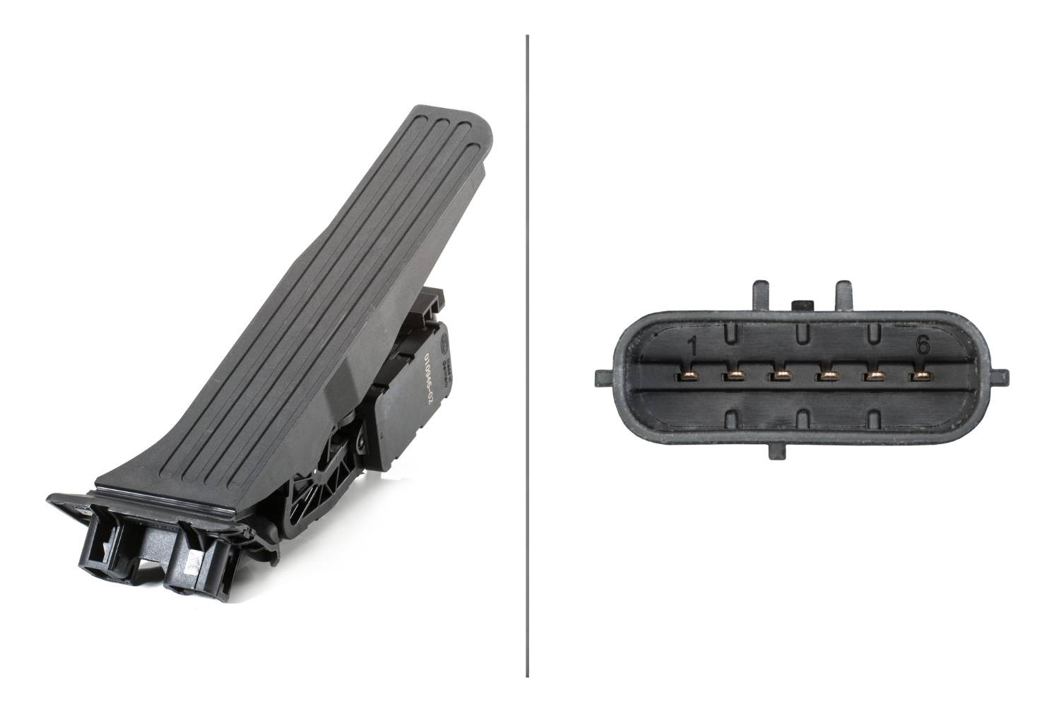 HELLA 6PV 010 946-021 Sensor, Fahrpedalstellung - für Linkslenker - Schaltgetriebe - Pedalbelag aus