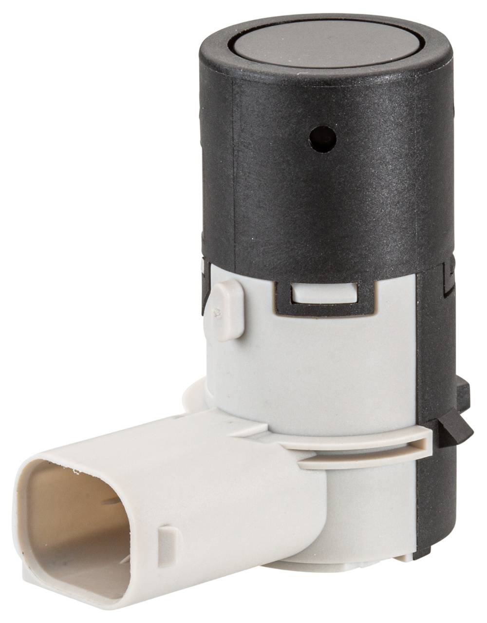 HELLA 6PX 358 141-141 Sensor, Einparkhilfe - gewinkelt - 3-polig - gesteckt - lackierbar