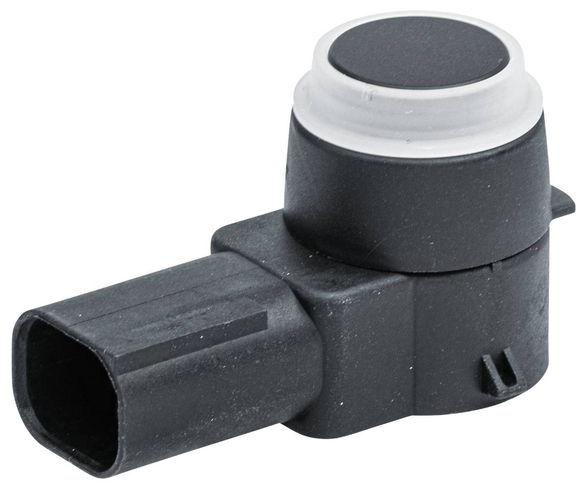 HELLA 6PX 358 141-221 Sensor, Einparkhilfe - gewinkelt - 3-polig - gesteckt - lackierbar - mit Befes