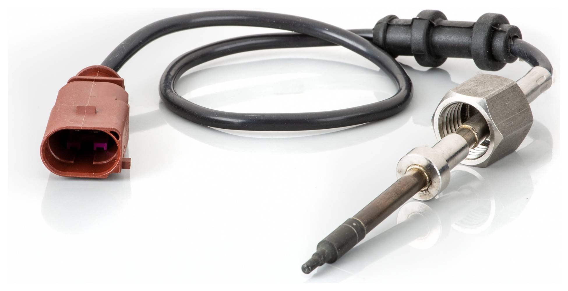 HELLA 6PT 014 494-811 Sensor, Abgastemperatur - 2-polig - geschraubt - Kabel: 360mm
