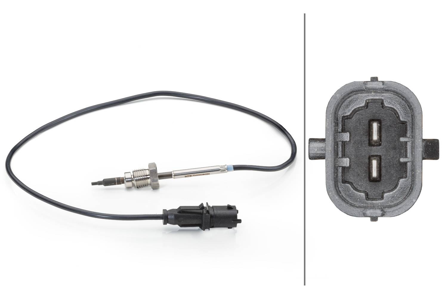 HELLA 6PT 014 494-001 Sensor, Abgastemperatur - 2-polig - geschraubt - Kabel: 650mm