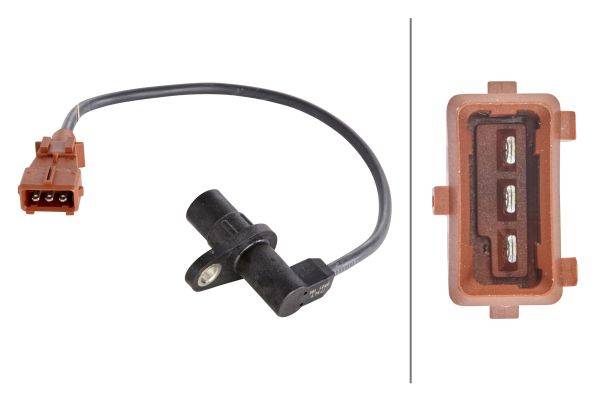 HELLA 6PU 009 146-051 Impulsgeber, Kurbelwelle - 12V - 3-polig - Kabel: 330mm