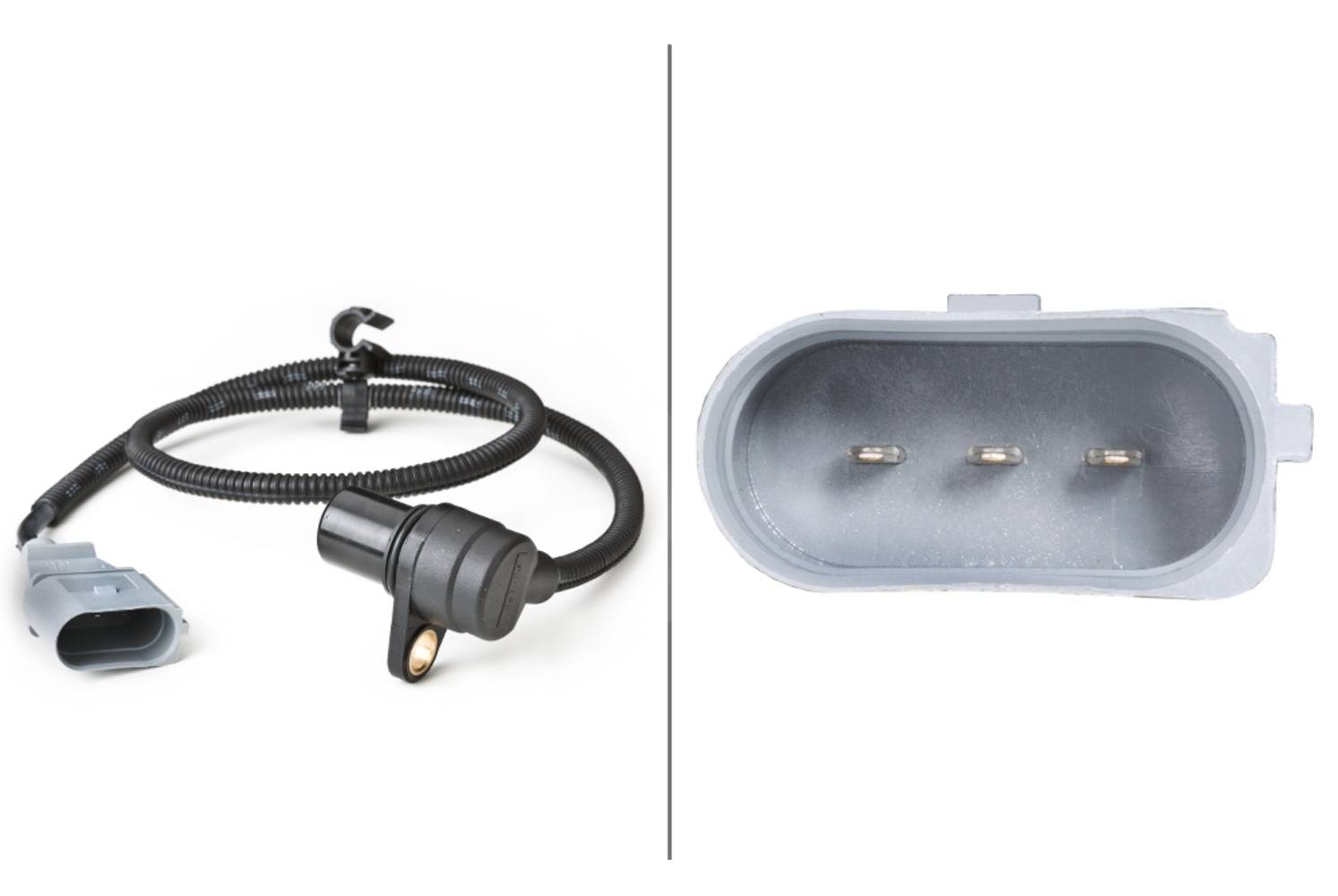 HELLA 6PU 009 146-391 Impulsgeber, Kurbelwelle - 12V - 3-polig - Kabel: 745mm