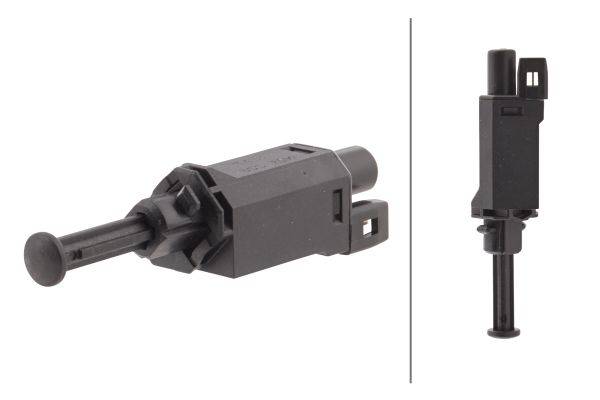 HELLA 6DF 003 263-081 Bremslichtschalter - 12V - Anschlussanzahl: 2 - Bajonett - Öffner - elektrisch