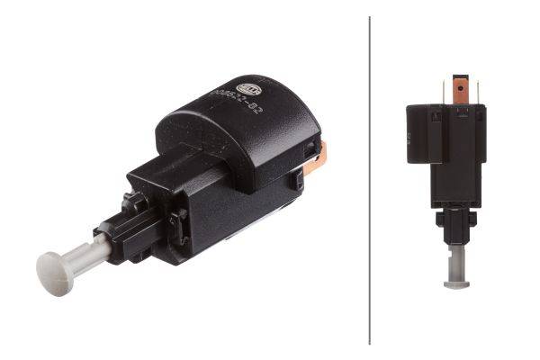 HELLA 6DD 008 622-821 Bremslichtschalter - 12V - Anschlussanzahl: 4 - Bajonett - Wechselschalter - e