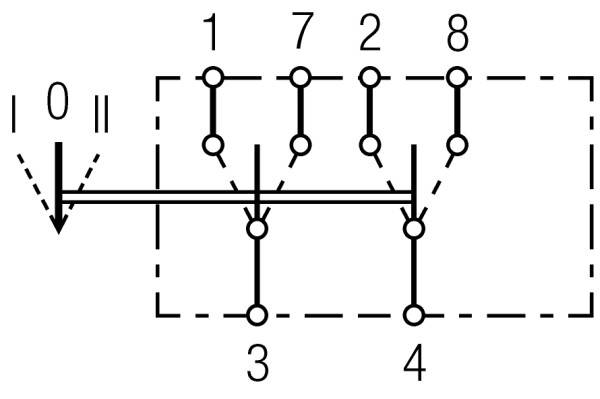 HELLA 6FH 007 832-161 Schalter - Kippbetätigung - Ausstattungsvar.: I-0-II - Anschlussanzahl: 6 - oh