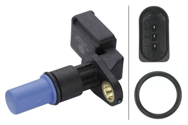 HELLA 6PU 009 121-421 Sensor, Nockenwellenposition - 12V - ohne Kabel