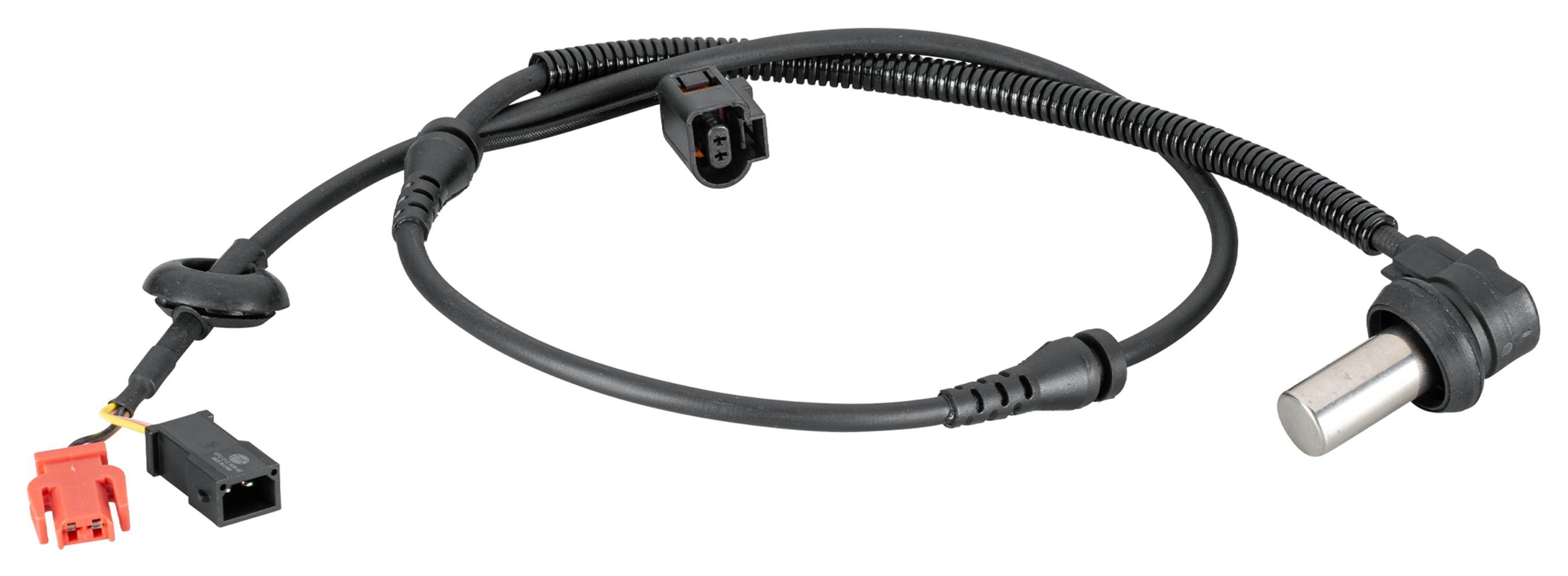HELLA 6PU 012 806-921 Sensor, Raddrehzahl - 2-polig - Vorderachse beidseitig - Kabel: 960mm