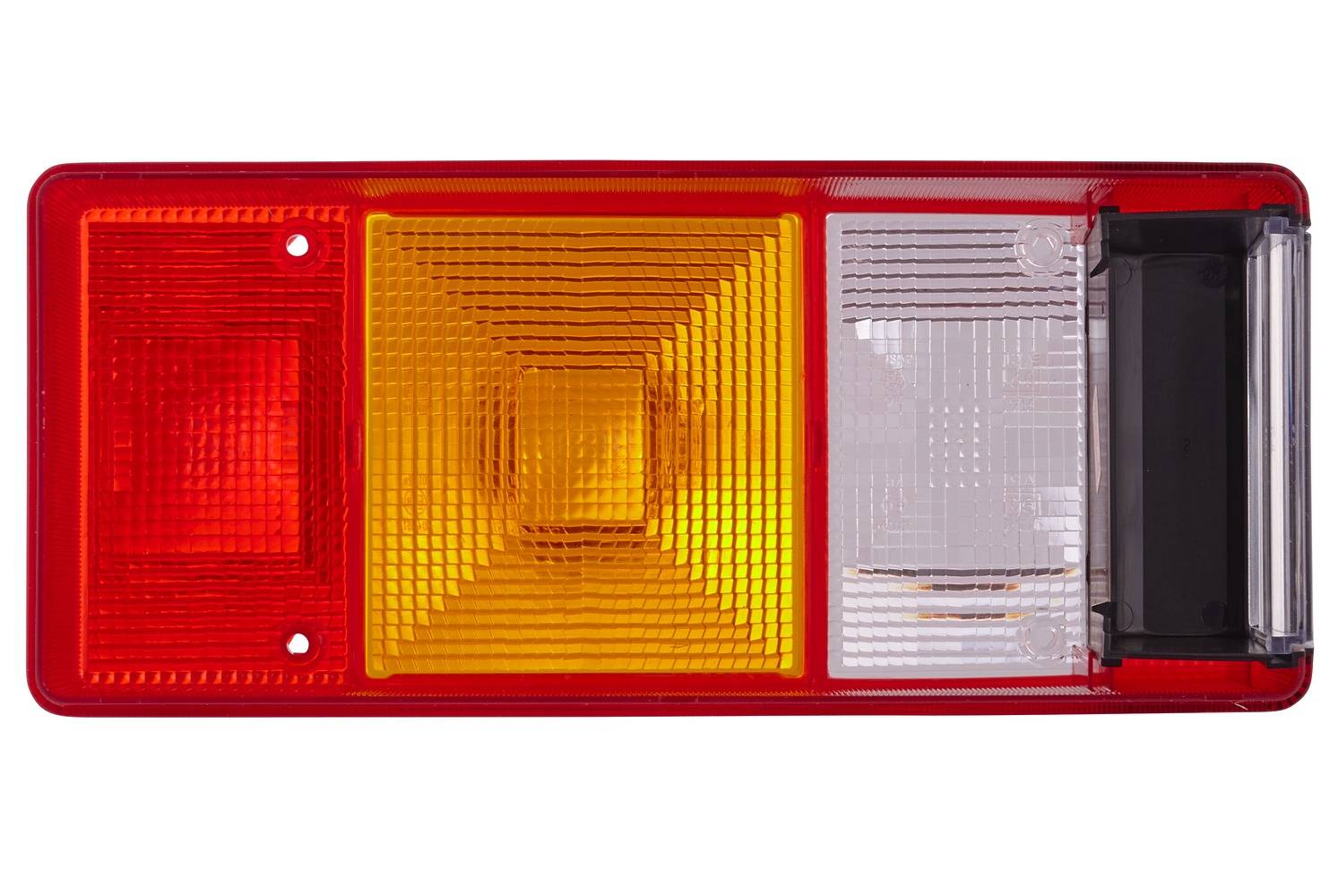 HELLA 9EL 147 097-001 Lichtscheibe, Heckleuchte - Lichtscheibenfarbe: rot - rechts