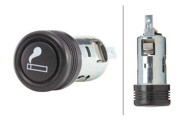 HELLA 8EZ 008 022-011 Zigarettenanzünder - 24V - Einbau - Stecker: Flachstecker