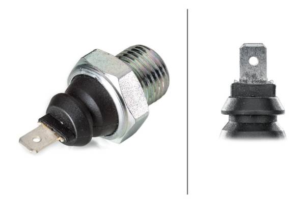 HELLA 6ZF 007 393-001 Öldruckschalter - 12V - Anschlussanzahl: 1 - geschraubt - Öffner - Farbe: schw