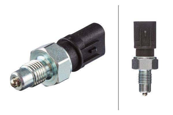 HELLA 6ZF 008 621-451 Schalter, Rückfahrleuchte - 12V - Anschlussanzahl: 2 - Öffner - Farbe: schwarz