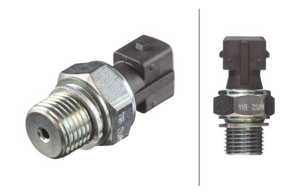HELLA 6ZL 003 259-591 Öldruckschalter - 12V - Anschlussanzahl: 1 - Öffner - Farbe: schwarz