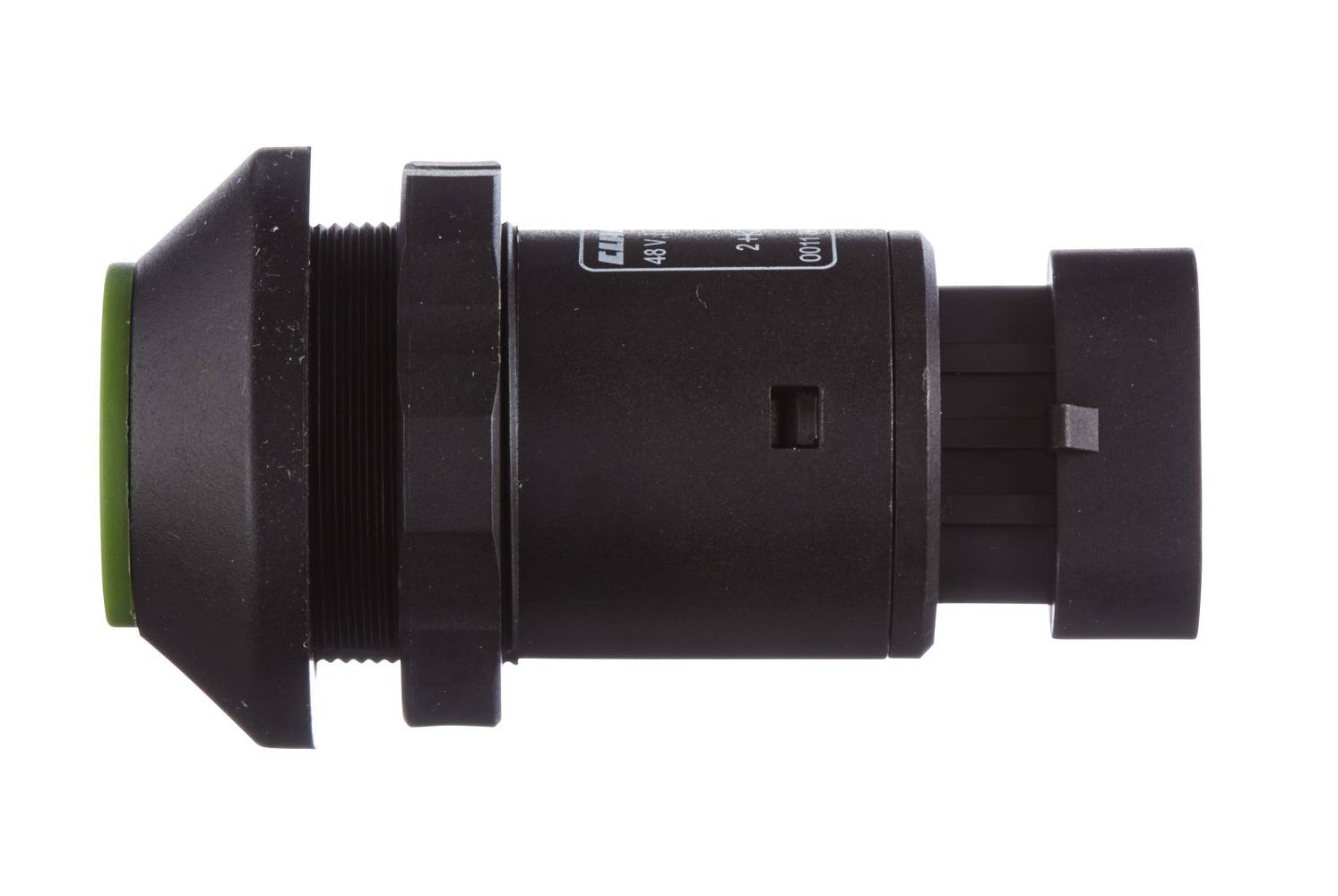 HELLA 6EF 004 406-131 Schalter, Einfahren (Hydraulikzylinder) - 48V - tastend - Bohrung-Ø: 30mm