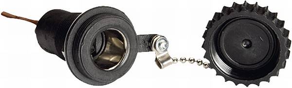 HELLA 8JB 001 946-101 Steckdose - 2-polig - Stecker: Flachstecker - Kabel: 300mm