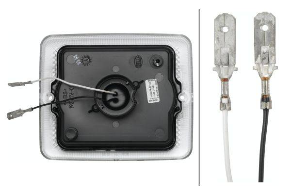 HELLA 9DW 195 804-061 Lichtscheibe, Rückfahrleuchte - 12V