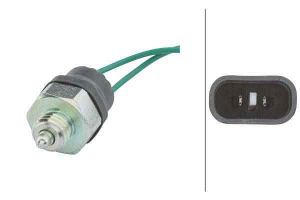 HELLA 6ZF 008 621-671 Schalter, Rückfahrleuchte - 12V - Anschlussanzahl: 2 - geschraubt - Schließer