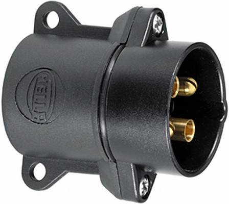 HELLA 8JA 001 920-011 Stecker - 24V - 4-polig - Stecker: Schraubkontakt - schwarz