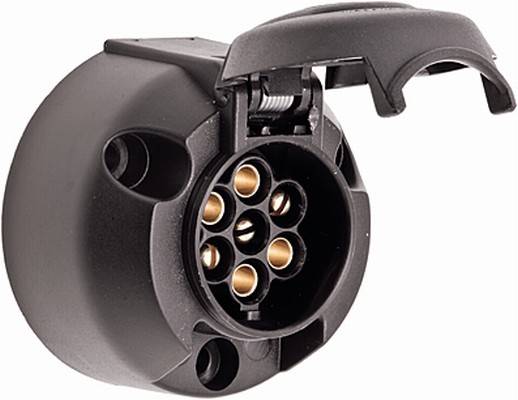 HELLA 8JB 006 462-001 Steckdose - 24V - 7-polig - Stecker: Flachstecker - schwarz