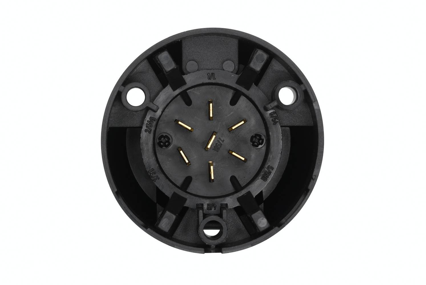 HELLA 8JB 006 462-001 Steckdose - 24V - 7-polig - Stecker: Flachstecker - schwarz