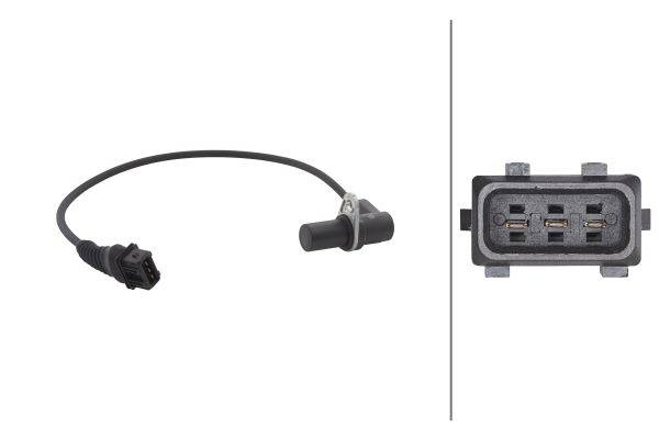 HELLA 6PU 009 168-301 Sensor, Nockenwellenposition - 3-polig - ohne Dichtung