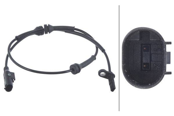 HELLA 6PU 012 039-641 Sensor, Raddrehzahl - 12V - Kabel: 706mm