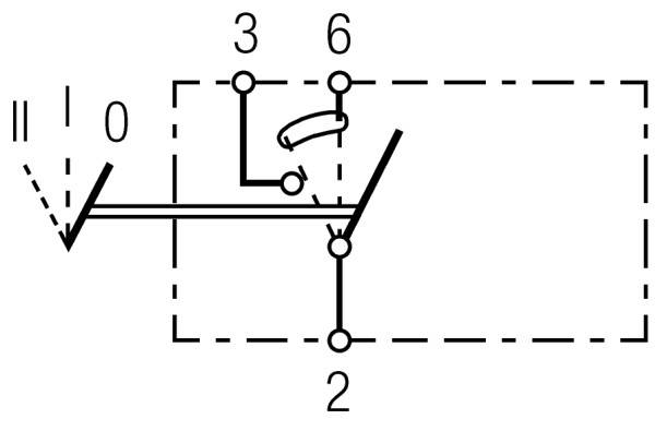 HELLA 6RH 007 832-431 Schalter - Kippbetätigung - Ausstattungsvar.: II+I-0 - Anschlussanzahl: 3 - oh