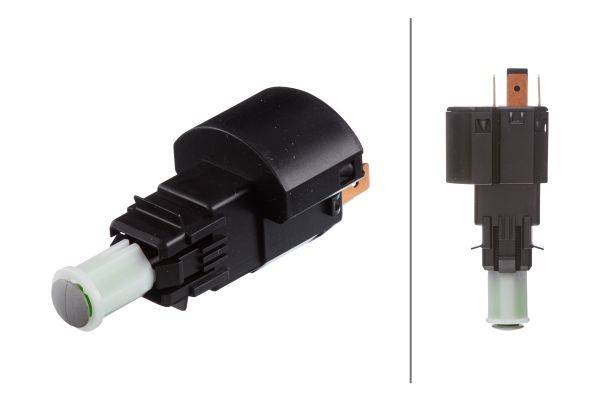 HELLA 6DD 008 622-401 Bremslichtschalter - 12V - Anschlussanzahl: 4 - geclipst - Wechselschalter - e