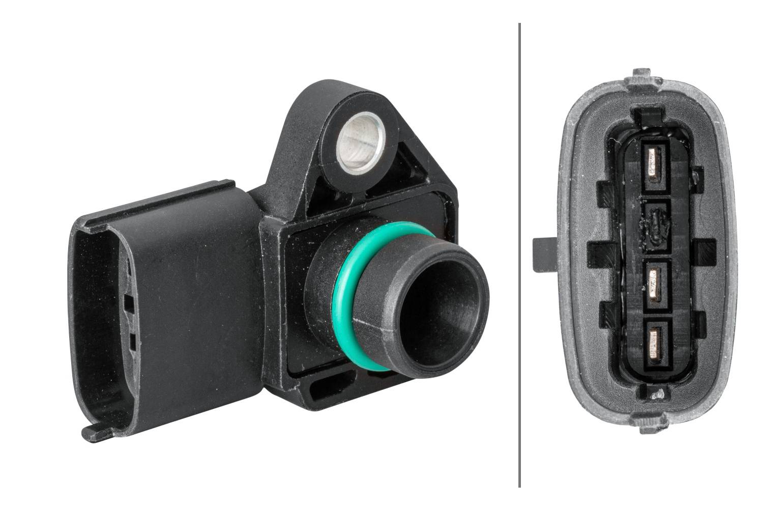 HELLA 6PP 358 152-021 Sensor, Ladedruck - 3-polig - geschraubt