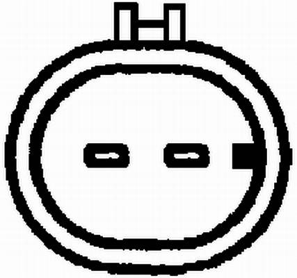HELLA 6PU 009 163-391 Impulsgeber, Kurbelwelle - 12V - 2-polig - schwungscheibenseitig