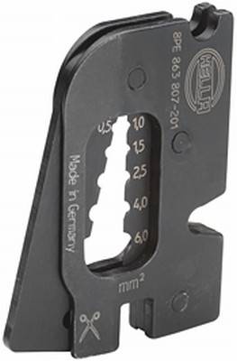 HELLA 8PE 863 807-201 Crimpzangeneinsatz - Metall - schwarz - Clip and Strip/Profi,Typ I,II & III